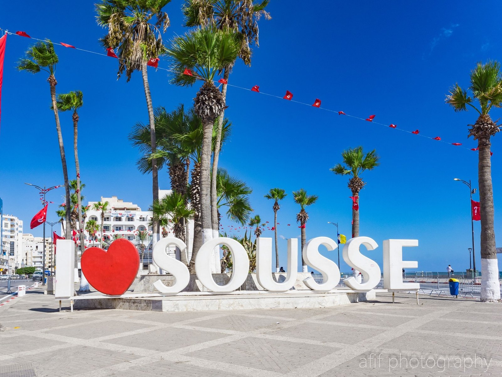 Sousse, la corniche de Boujaafar
